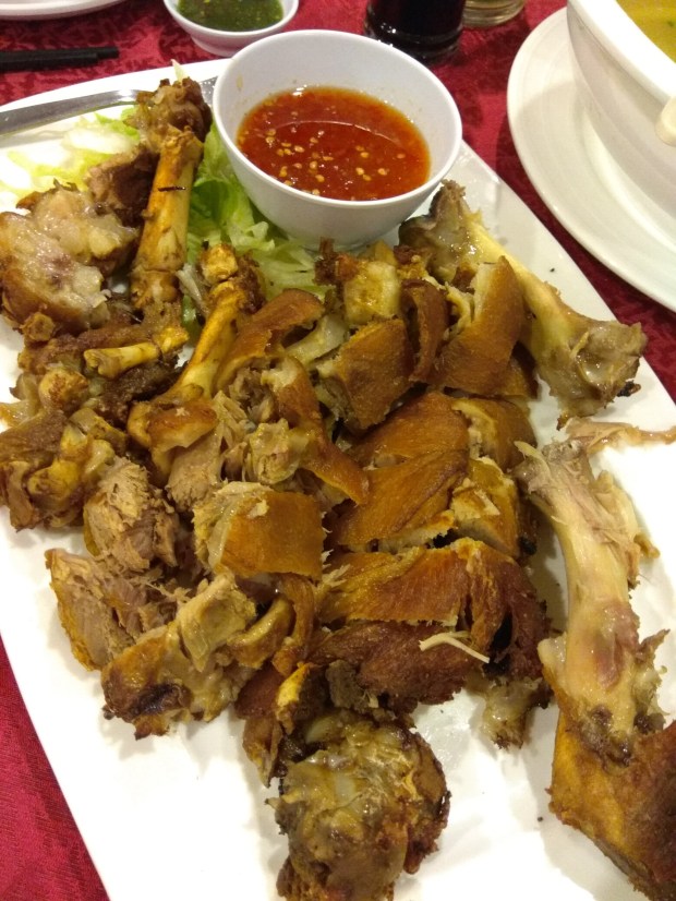 fried pork knuckle
