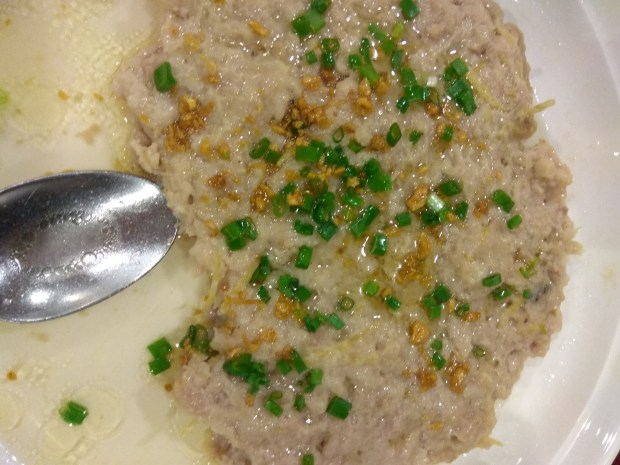 steam mince pork with salted fish